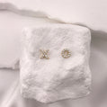 Valentina CZ XO Studs