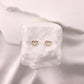 Valentina Open Heart Studs