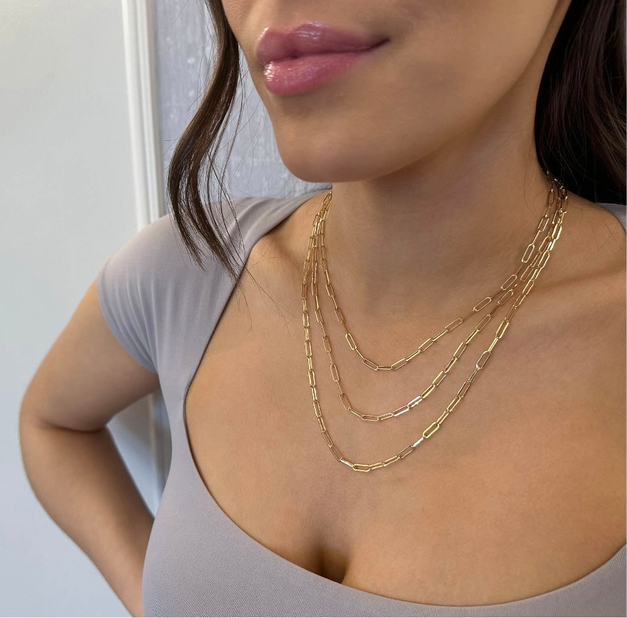 Dolce Gold Paperclip Chain