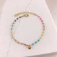 Enamel Dangle Heart Bracelets by Amen