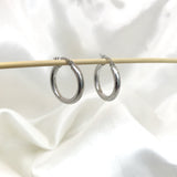 The Classic 925 Sterling Silver Hoops- 3 Sizes