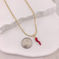 Red Corno Pendant