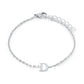 Stainless Steel Initial Bracelets by Veloria