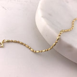 925/18K Vermeil Sparkle Cut Bracelet