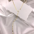 Shimmer Lariat Necklace