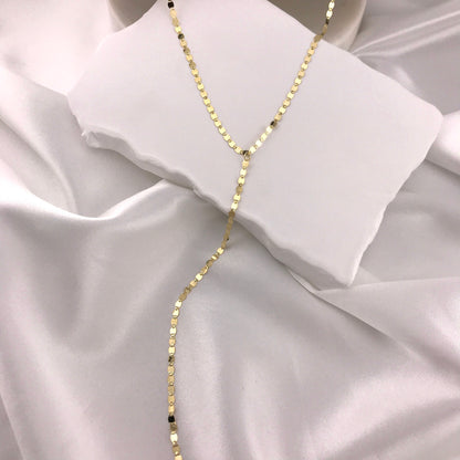 Shimmer Lariat Necklace