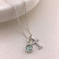 Stella CZ Initial Necklace
