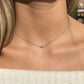 Blue Sapphire Evil Eye Necklace by Miss Mimi