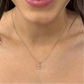 Classic Mini Initial Diamond Necklace