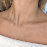 10k Gold Cubic by the Yard Necklace