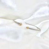 Miss Mimi- 925/14k Vermeil Classic Twist Bangle