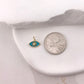 Turquoise CZ Evil Eye Charm