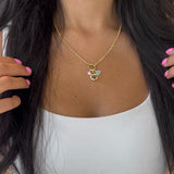925/18k Vermeil Birthstone Charm