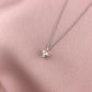 Lab Diamond Heart Necklace