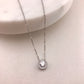 Aria Halo CZ Necklace