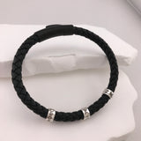 Personalized Silver Bead Bracelet