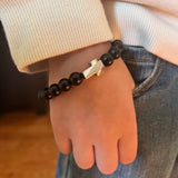 Boys Cross Beaded Bracelet