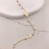 10k Yellow Gold Rosary Bracelet