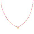 Enamel Dangle Heart Necklaces by Amen