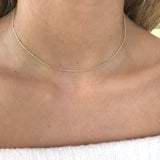 925/18k Vermeil Simple Ball Necklace
