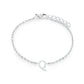 Stainless Steel Initial Bracelets by Veloria