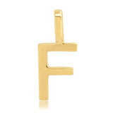 10k Gold Mini Plain Initial Necklace