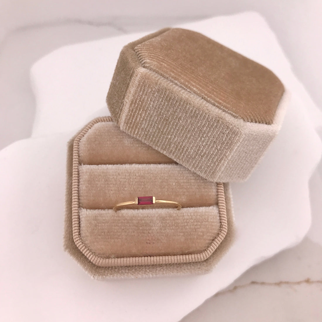 Elevated Birthstone Ring
