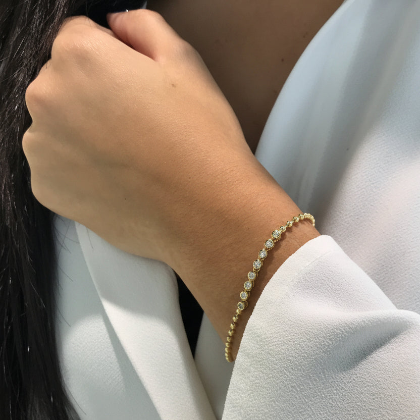 Siena CZ Essential Ball Bracelet