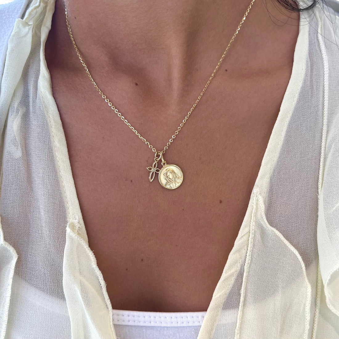 Faith Mother Mary Pendant