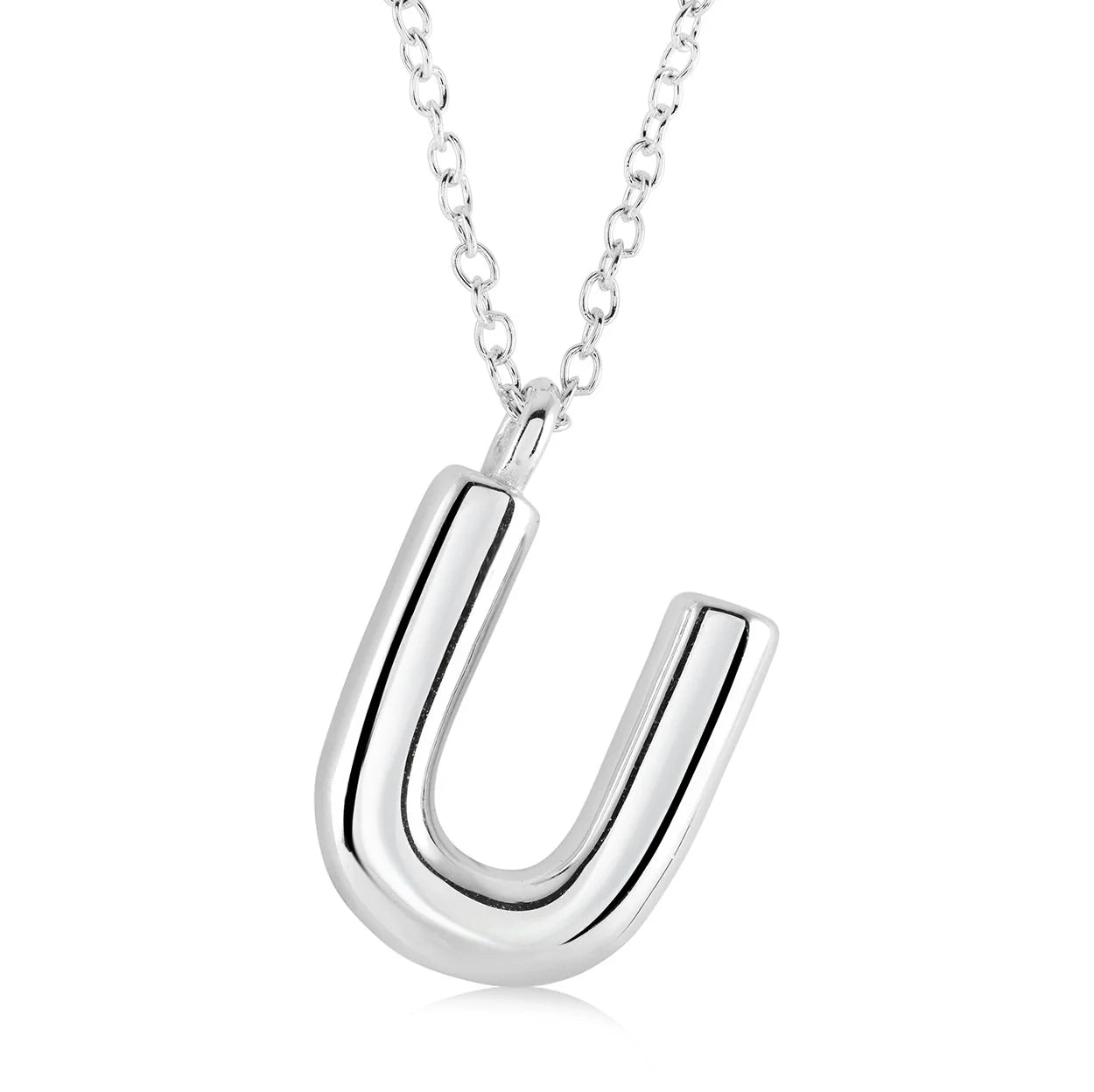 Stainless Steel Bubble Initial by Veloria
