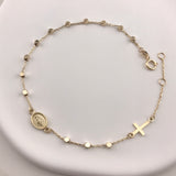 10k Yellow Gold Rosary Bracelet