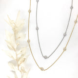 10k Gold Cubic by the Yard Necklace