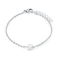 Stainless Steel Initial Bracelets by Veloria