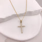 Faith CZ Cross Pendant
