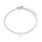 Stainless Steel Initial Bracelets by Veloria