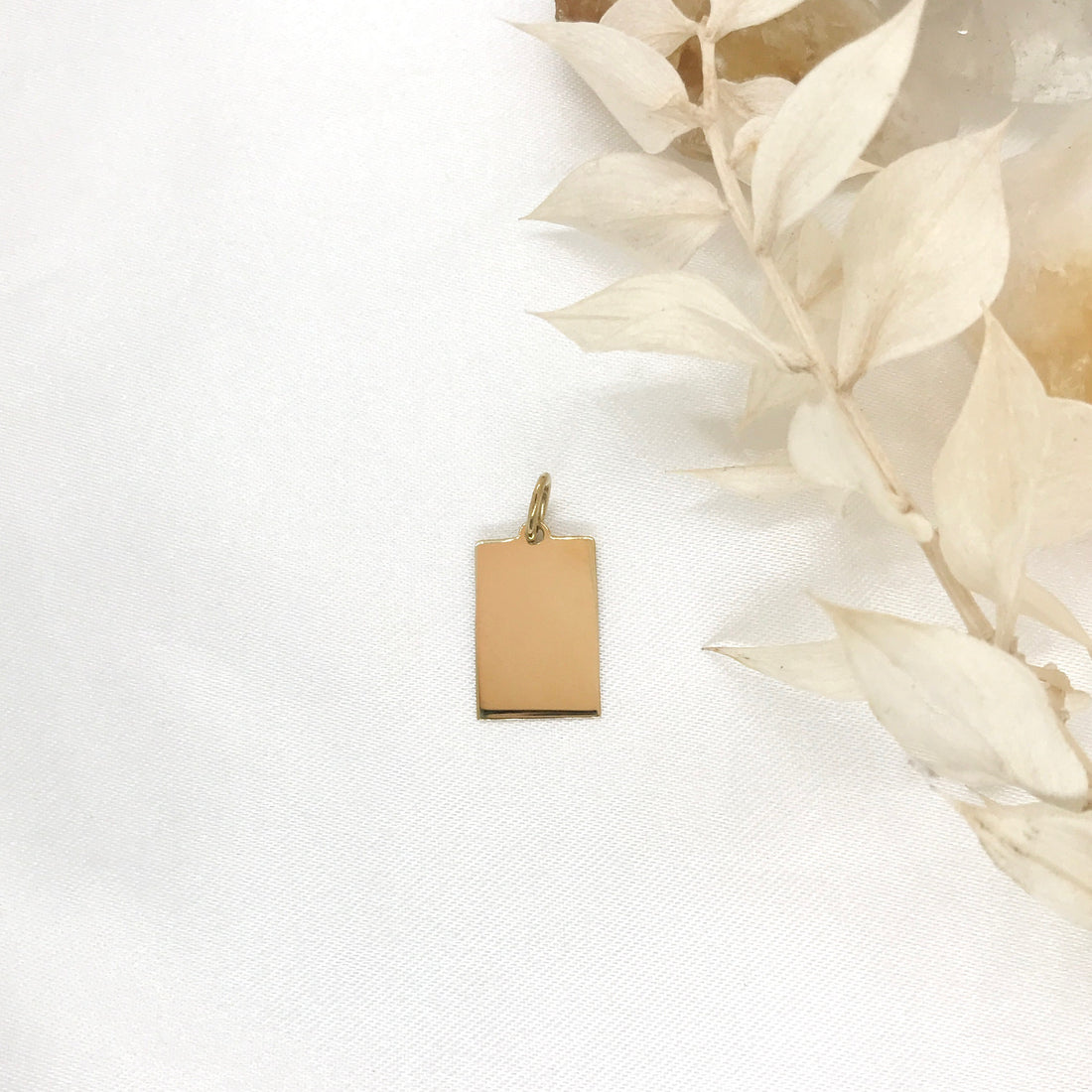 Personalized Gold Photo Charm