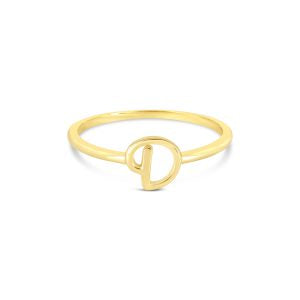Bella Script Initial Ring