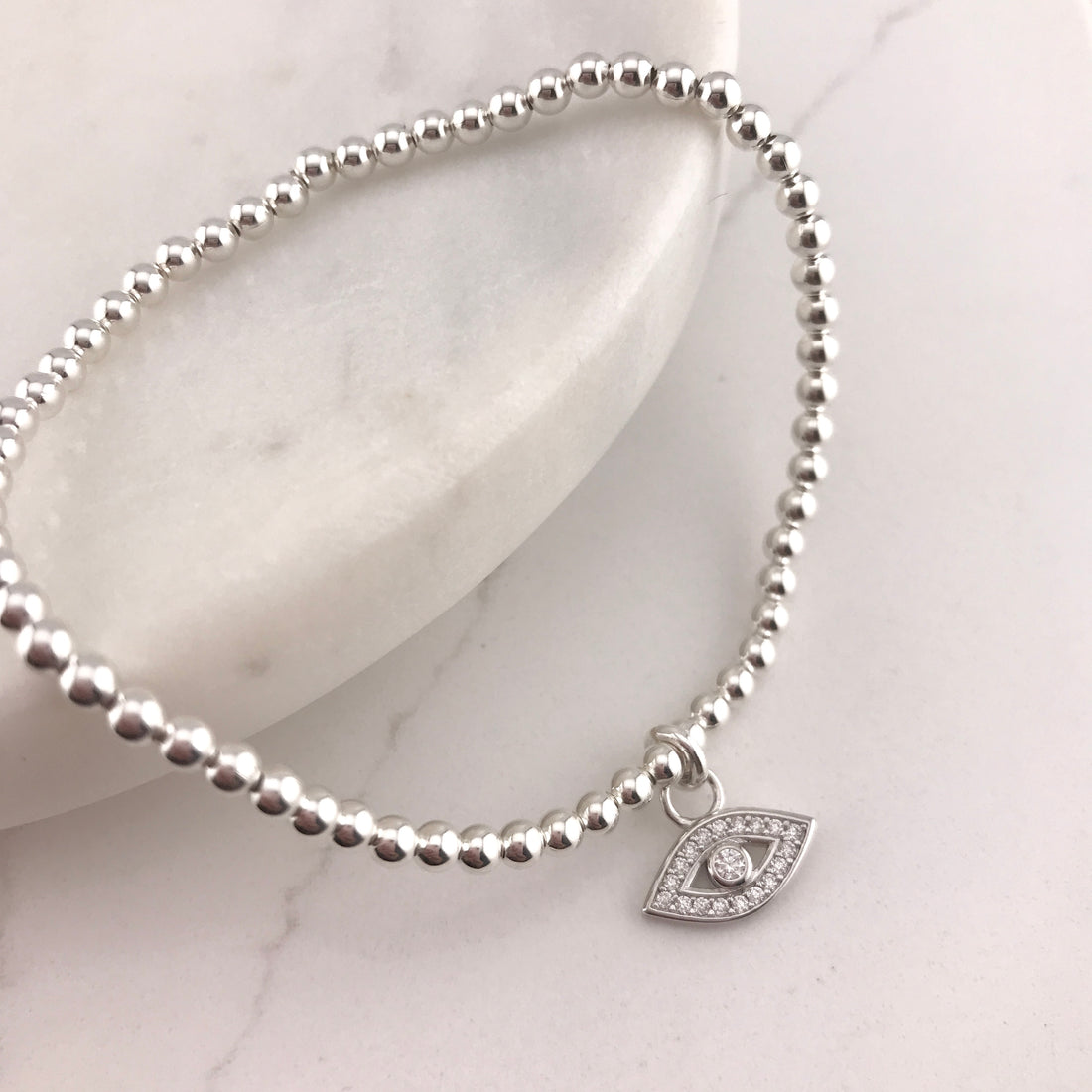 Stella Evil Eye Stretch Bracelet