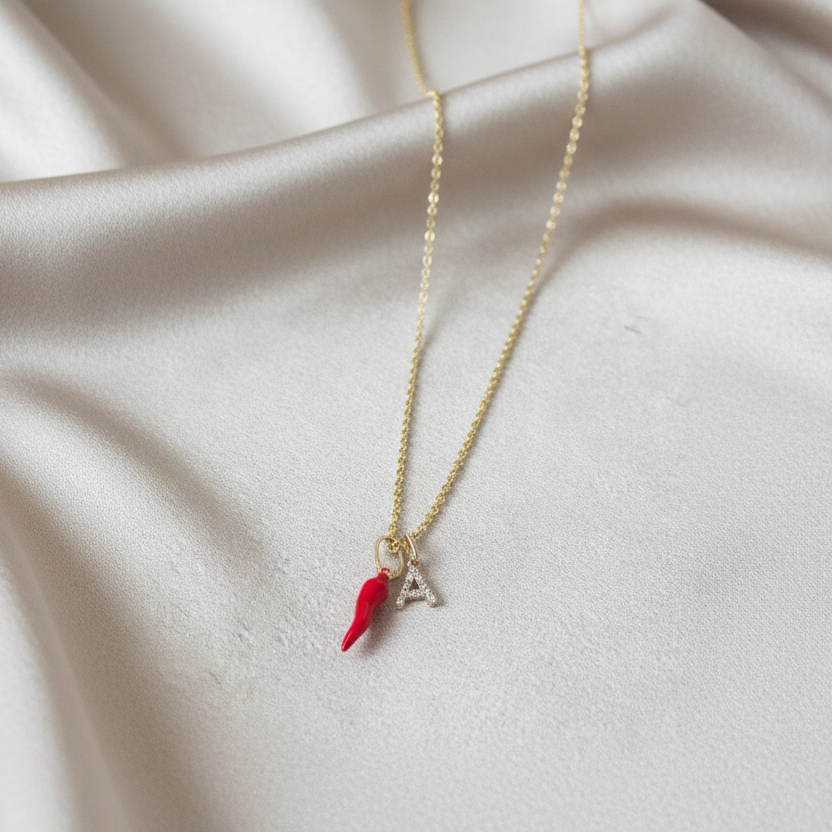 Guardia Red Corno Pendant