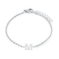 Stainless Steel Initial Bracelets by Veloria