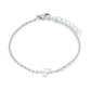 Stainless Steel Initial Bracelets by Veloria
