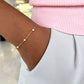 Classic Mini Spaced Pearl Bracelet