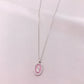 Oval Enamel Mother Mary Necklace by Amen