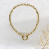 925/18k Vermeil Rolo Enchancer Bracelet