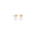 Pearl CZ Earrings