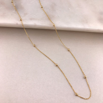Timeless Beaded Station Necklace