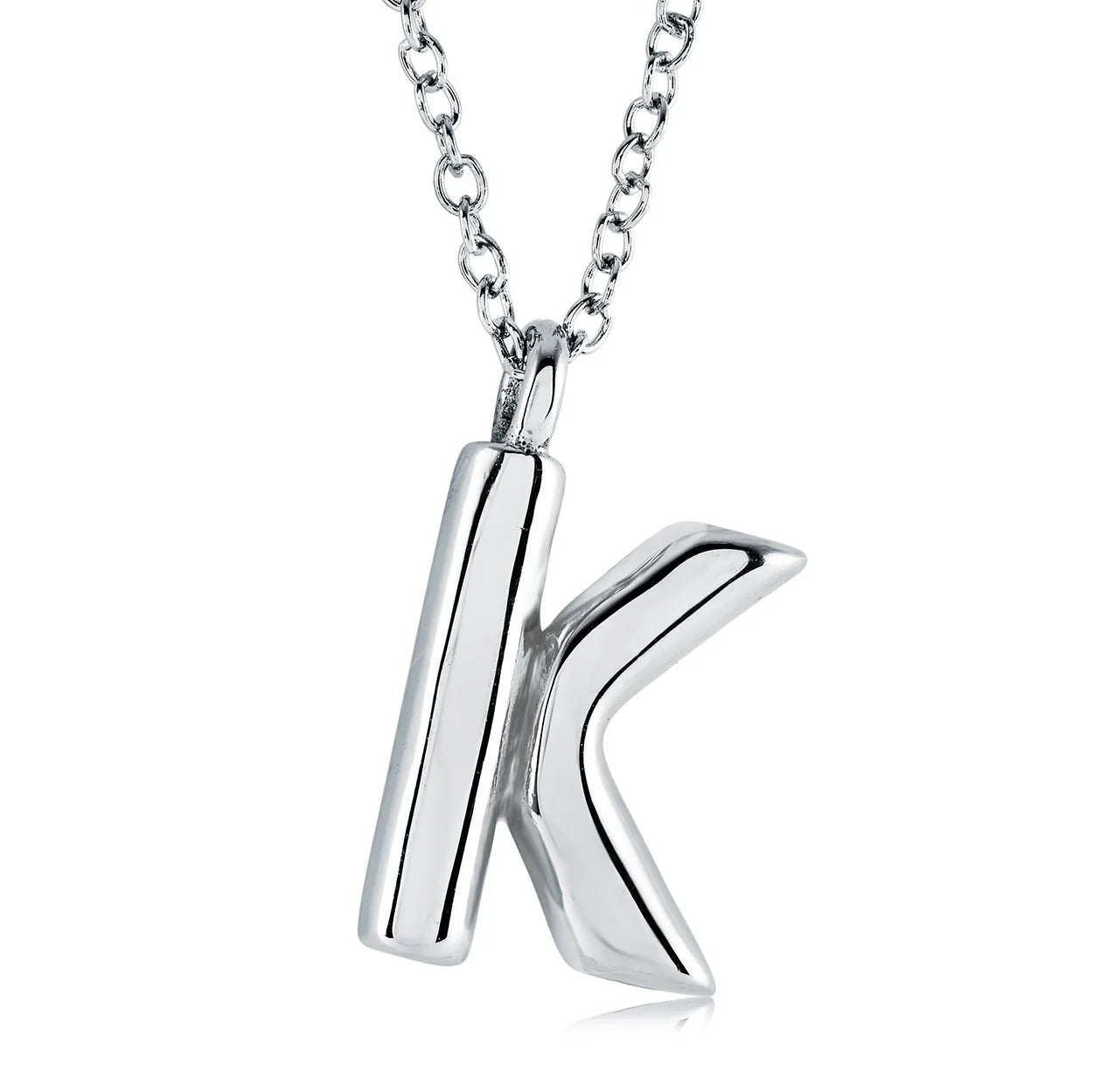 Stainless Steel Bubble Initial by Veloria