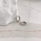 Aria CZ Row Huggies