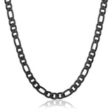 Stainless Steel 6mm Figaro Necklace