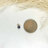 10k Gold Small Evil Eye Pendant